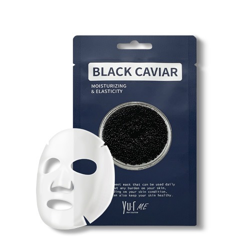 유알-미 블랙 캐비어 시트 마스크 25g